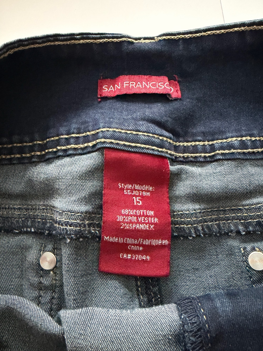 Women’s Dark Blue Stretch Jeans - Classic Fit